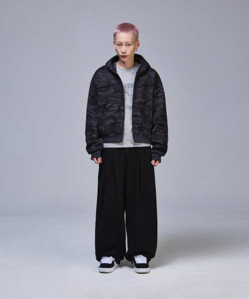 88 Crop Hooded Zip-Up