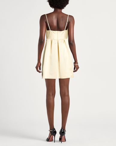 Woman Mini dress Ivory Size 8 Polyester