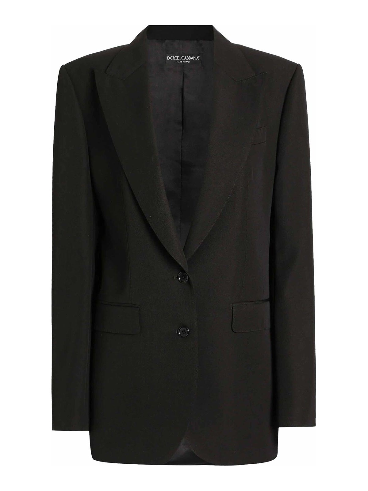Dolce&Gabbana - longline jacket notch lapels flap pocket