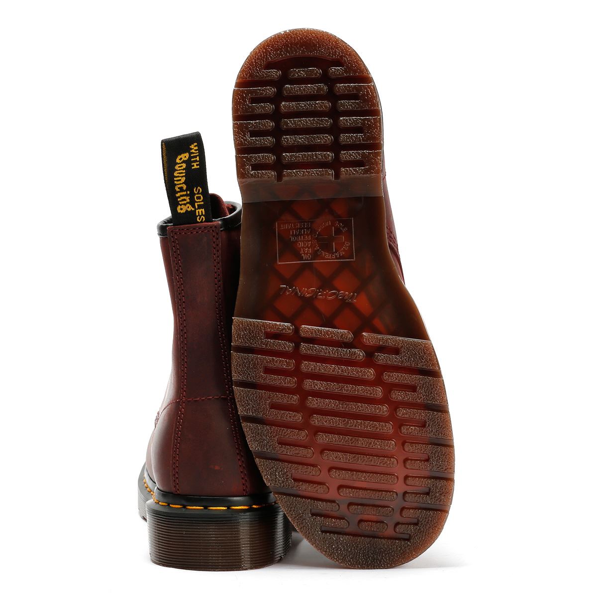 Dr. Martens 1460 Crazy Horse Leather Cherry Red Boot