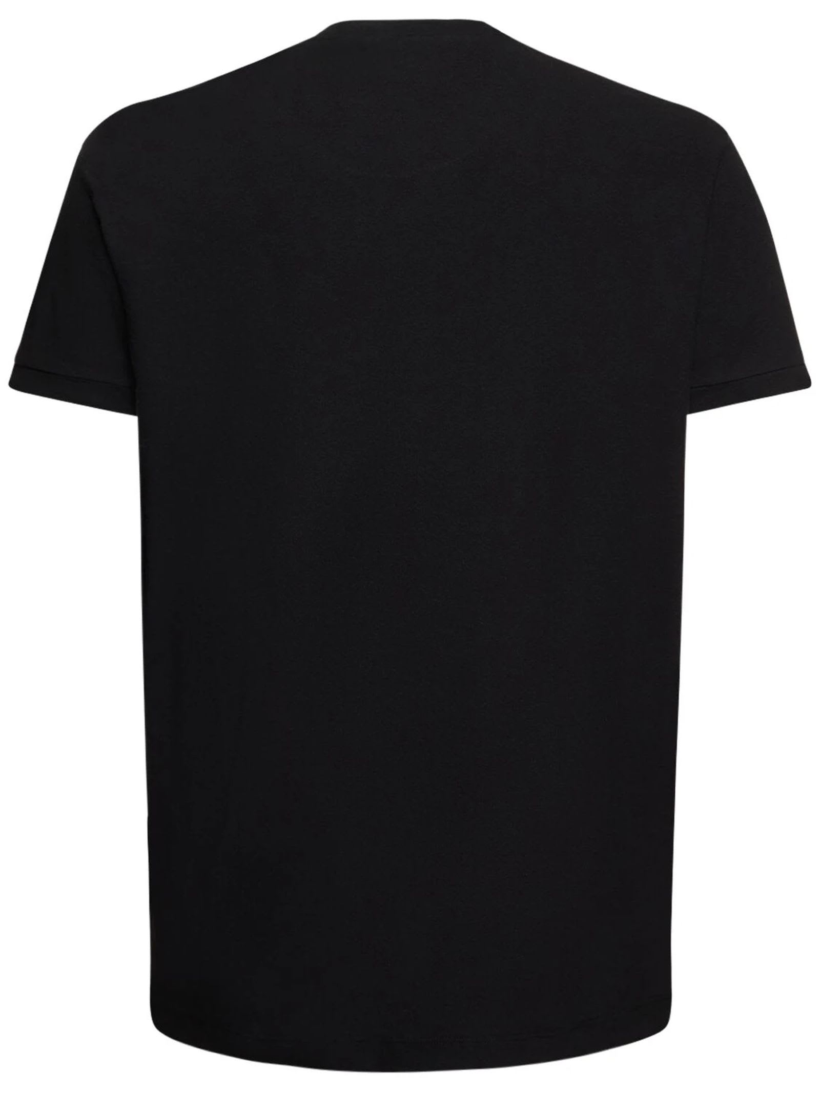 Black Cotton T-Shirt