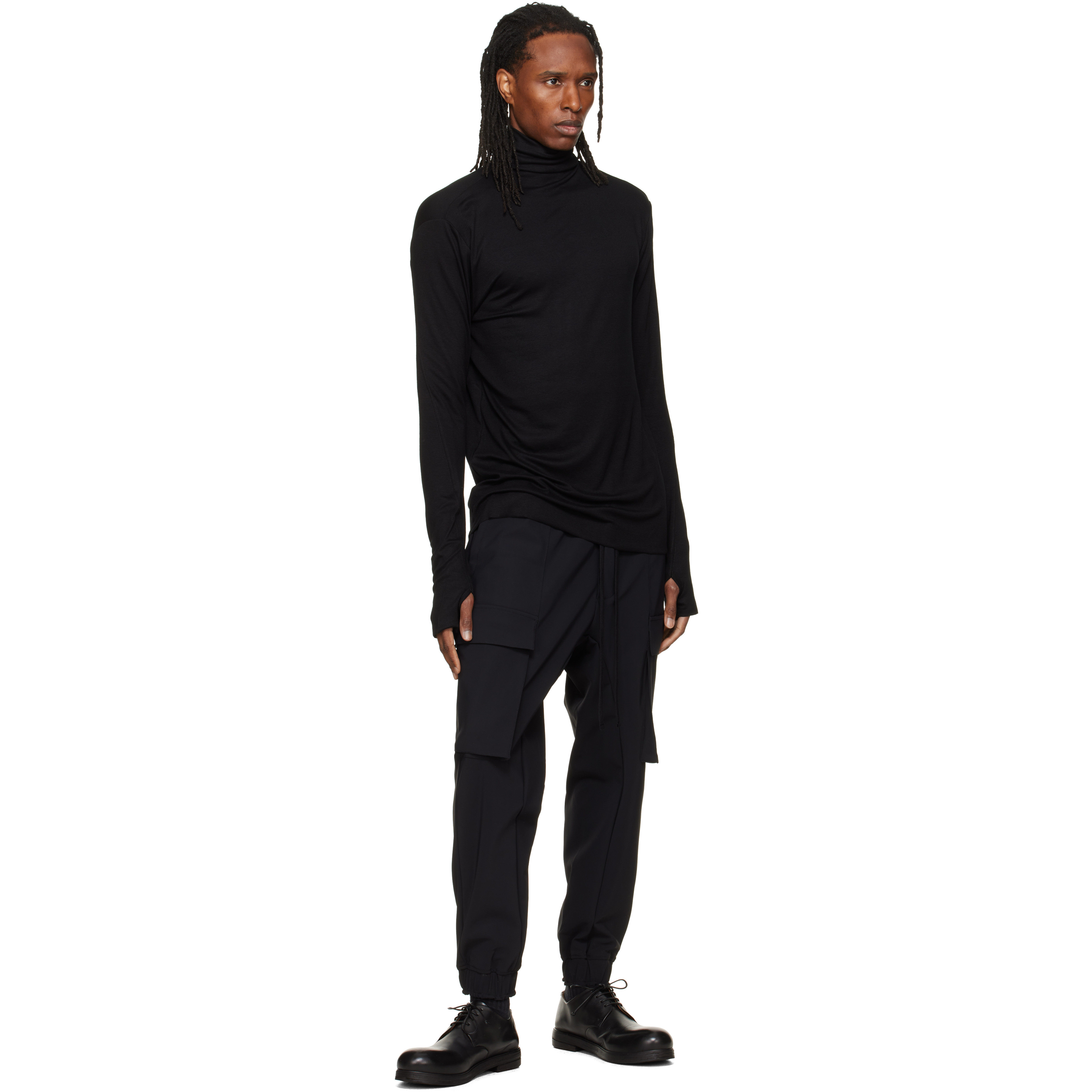 Black TS 1003 Turtleneck