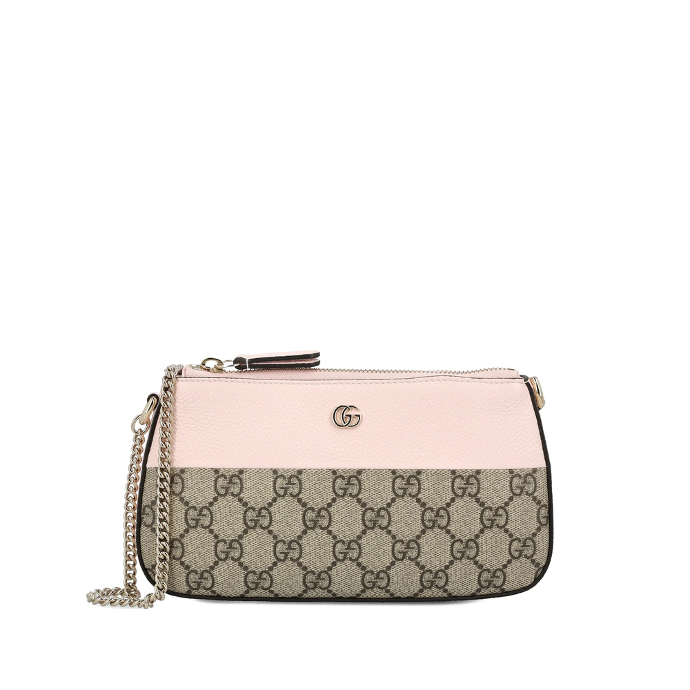 Mini GG Marmont Bi-colour Shoulder Bag