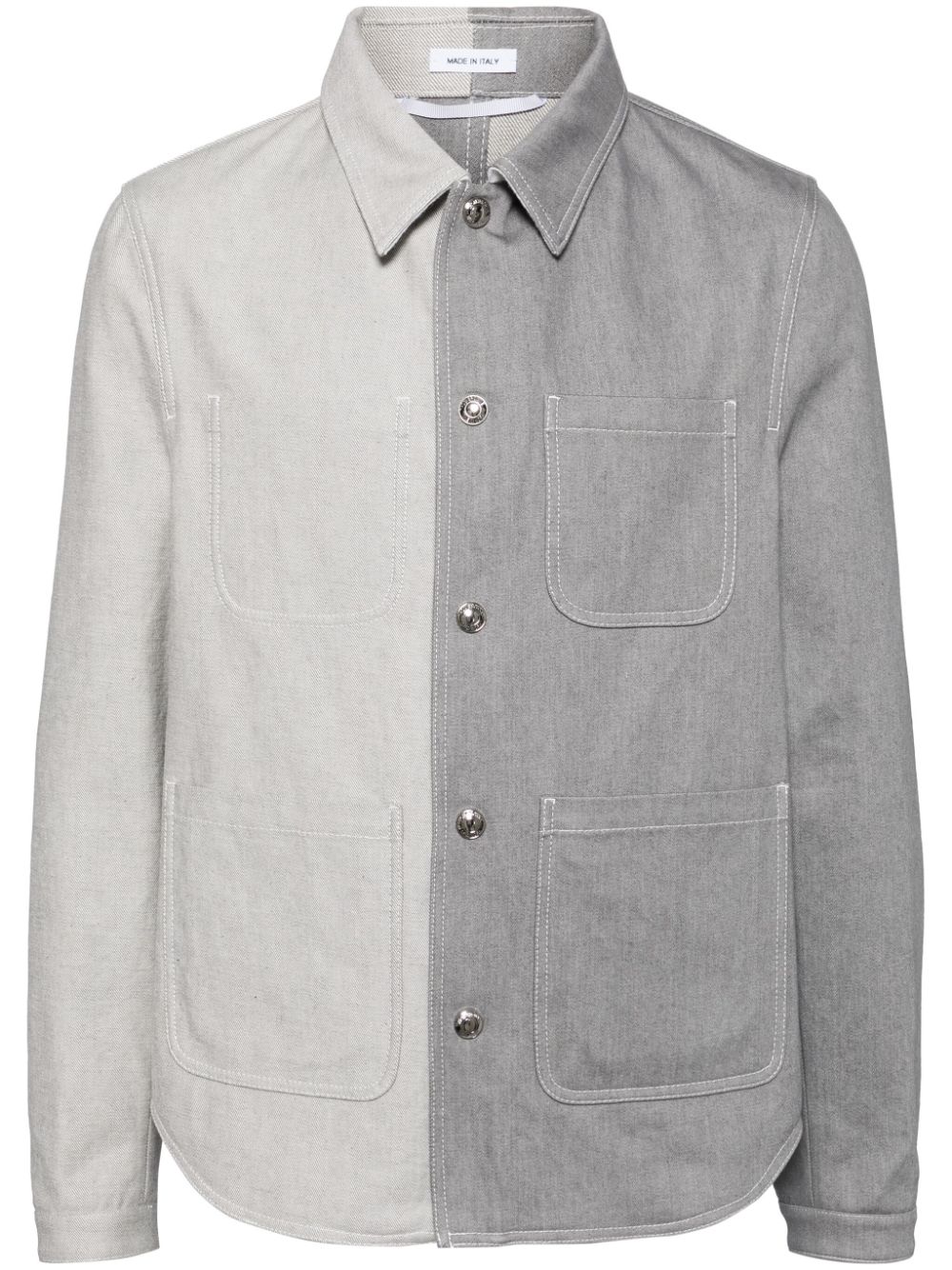 Two-tone denim jacket - Grey