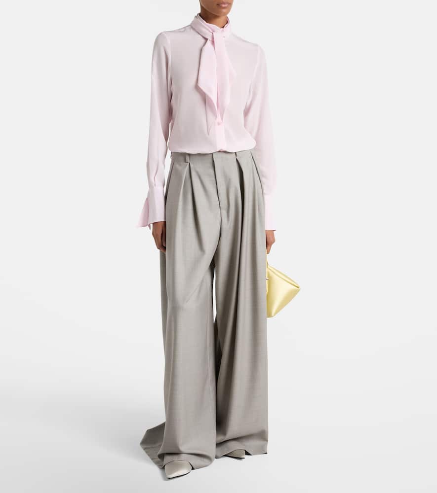 Love satin ballet flats