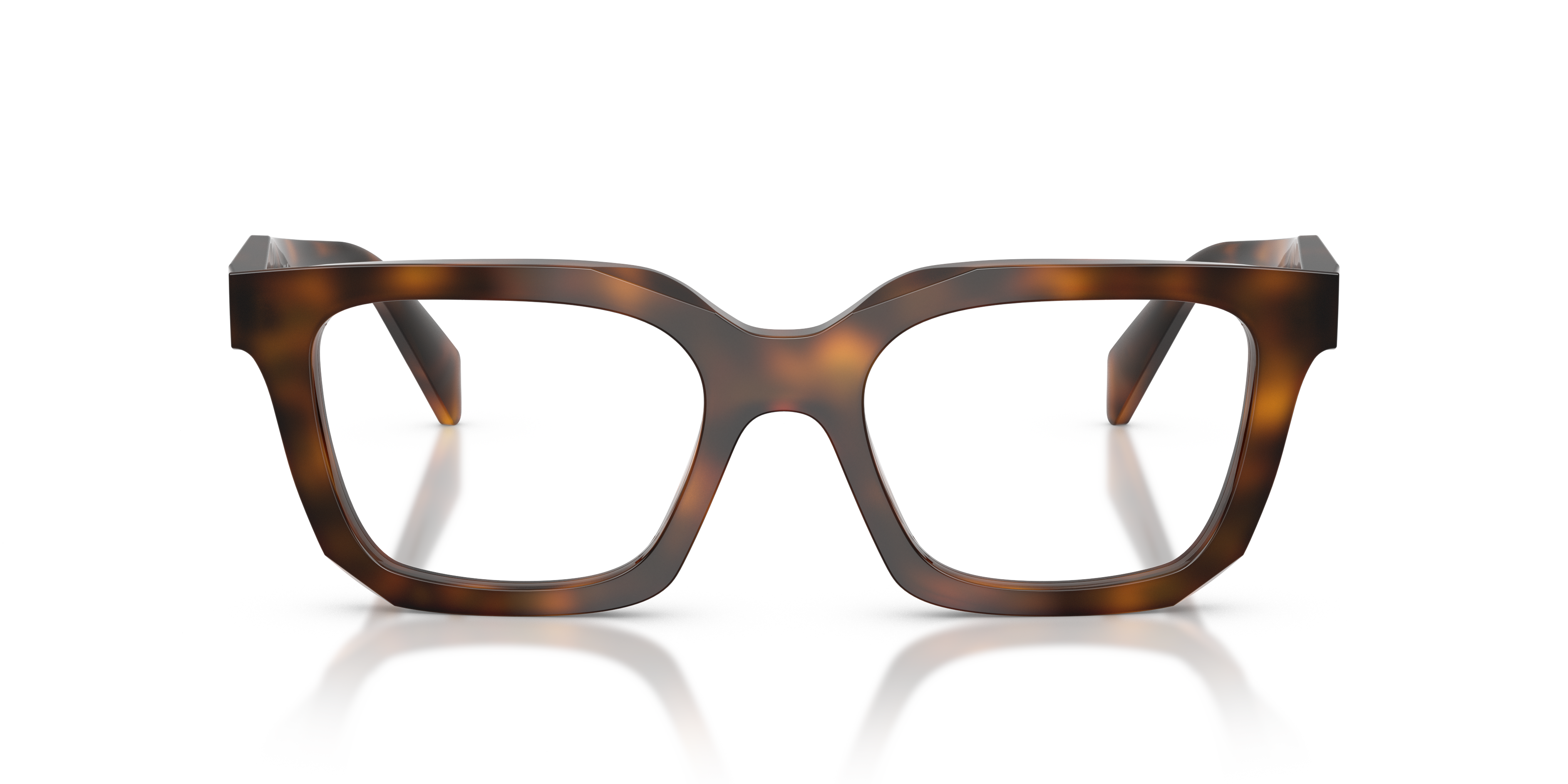 Prada Woman Prada PR C08V 20D1O1 Optical frames Acetate Havana Geometric Norma