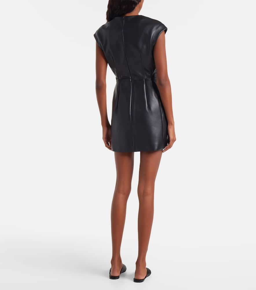 Terfrite leather minidress