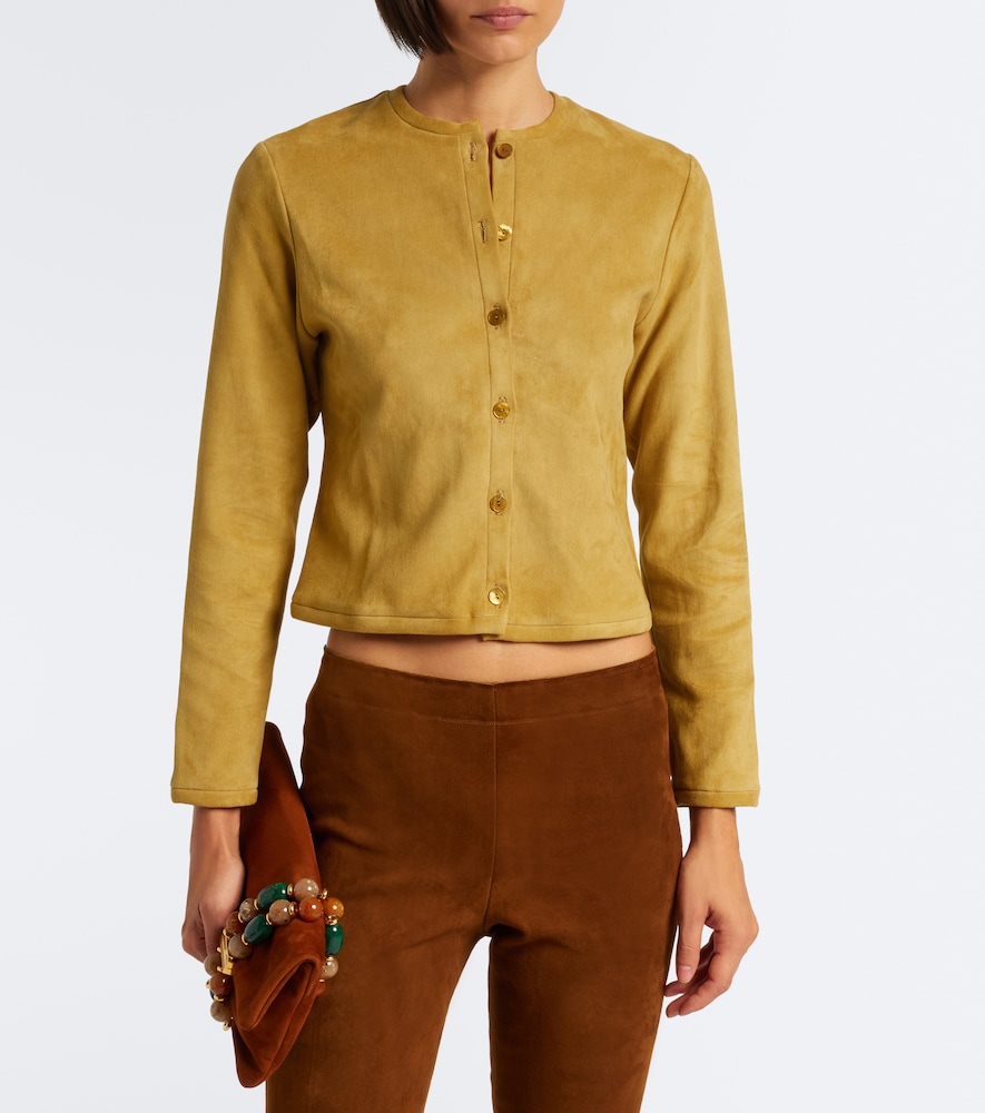 Astrid suede cardigan