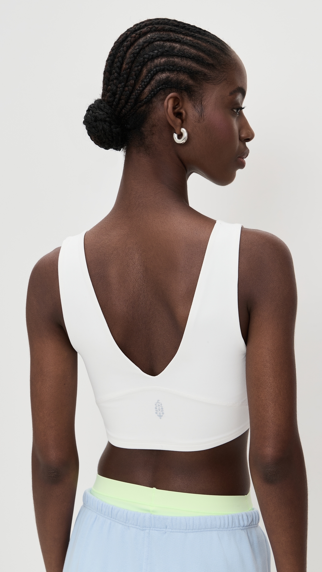 Never Better Crop Cami White