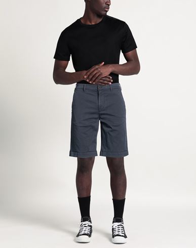 Man Shorts & Bermuda Shorts Midnight blue Size 30 Cotton, Elastane