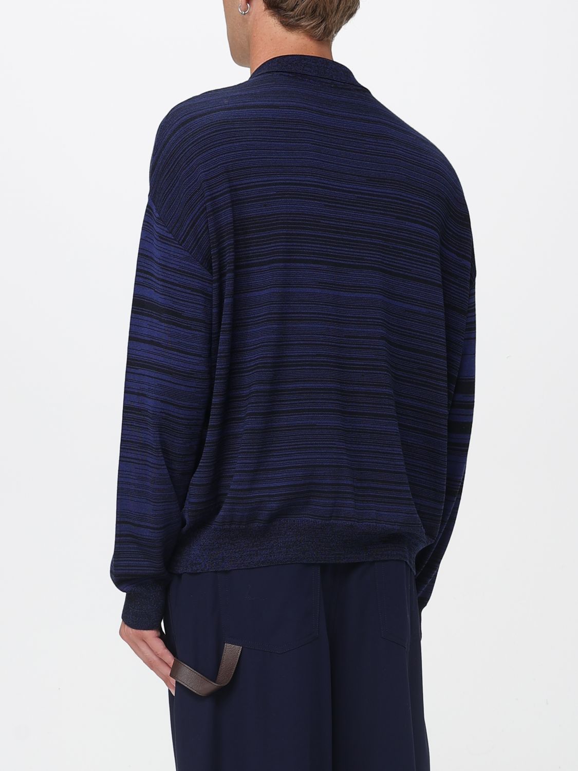Polo Shirt Men color Blue