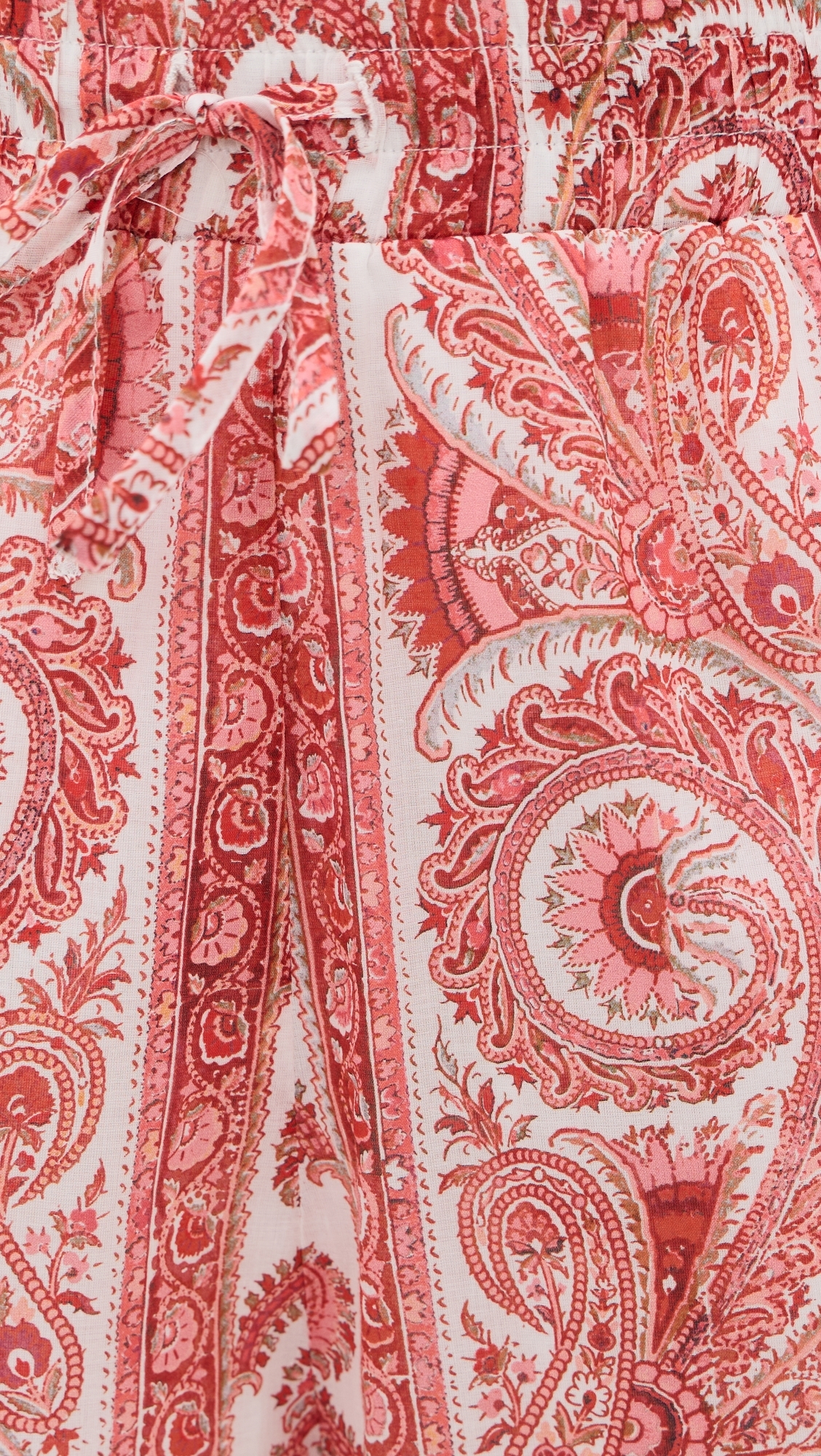 The Audrey Shorts Corsica Paisley Coral