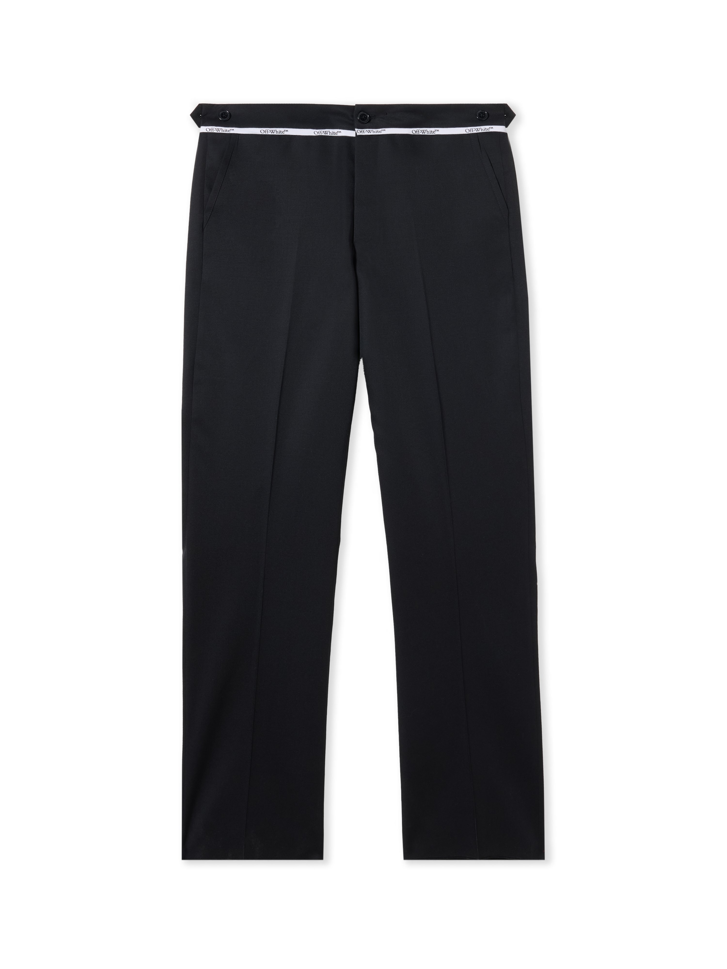 Wool Mini Flare Pants - Male Pants Black