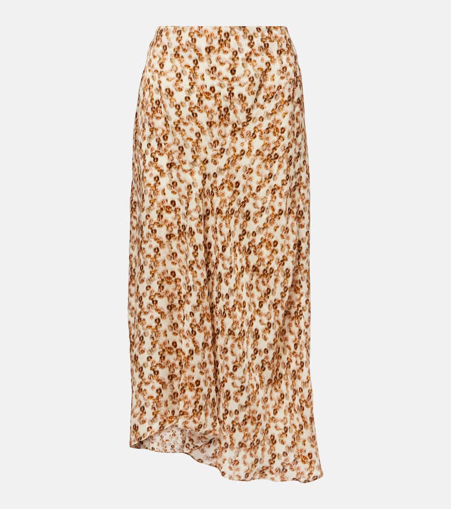 Lisanne printed midi skirt