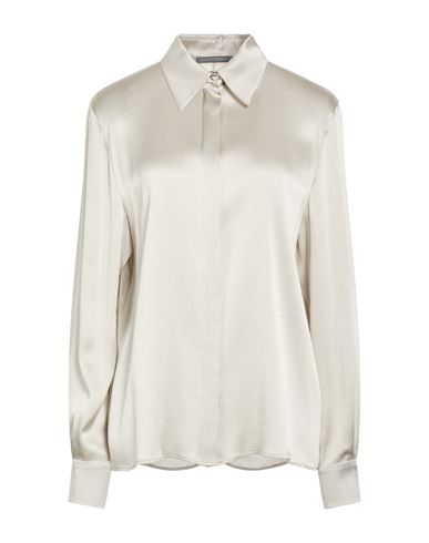 Woman Shirt Light grey Size 8 Acetate, Silk