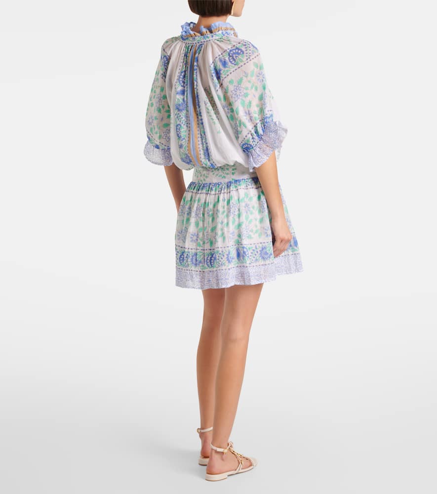 Paisley cotton minidress