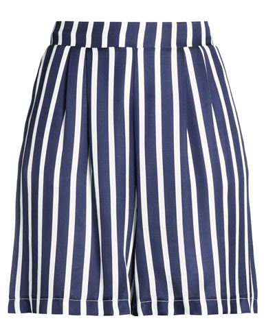 Woman Shorts & Bermuda Shorts Navy Size 6 Viscose