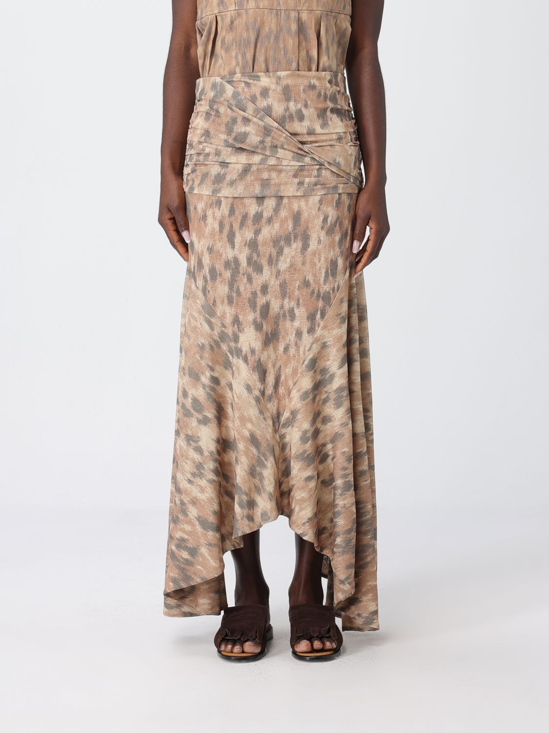 Skirt Woman color Beige