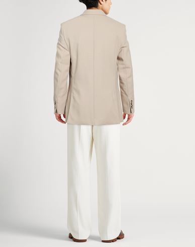 Man Blazer Beige Size 38 Virgin Wool