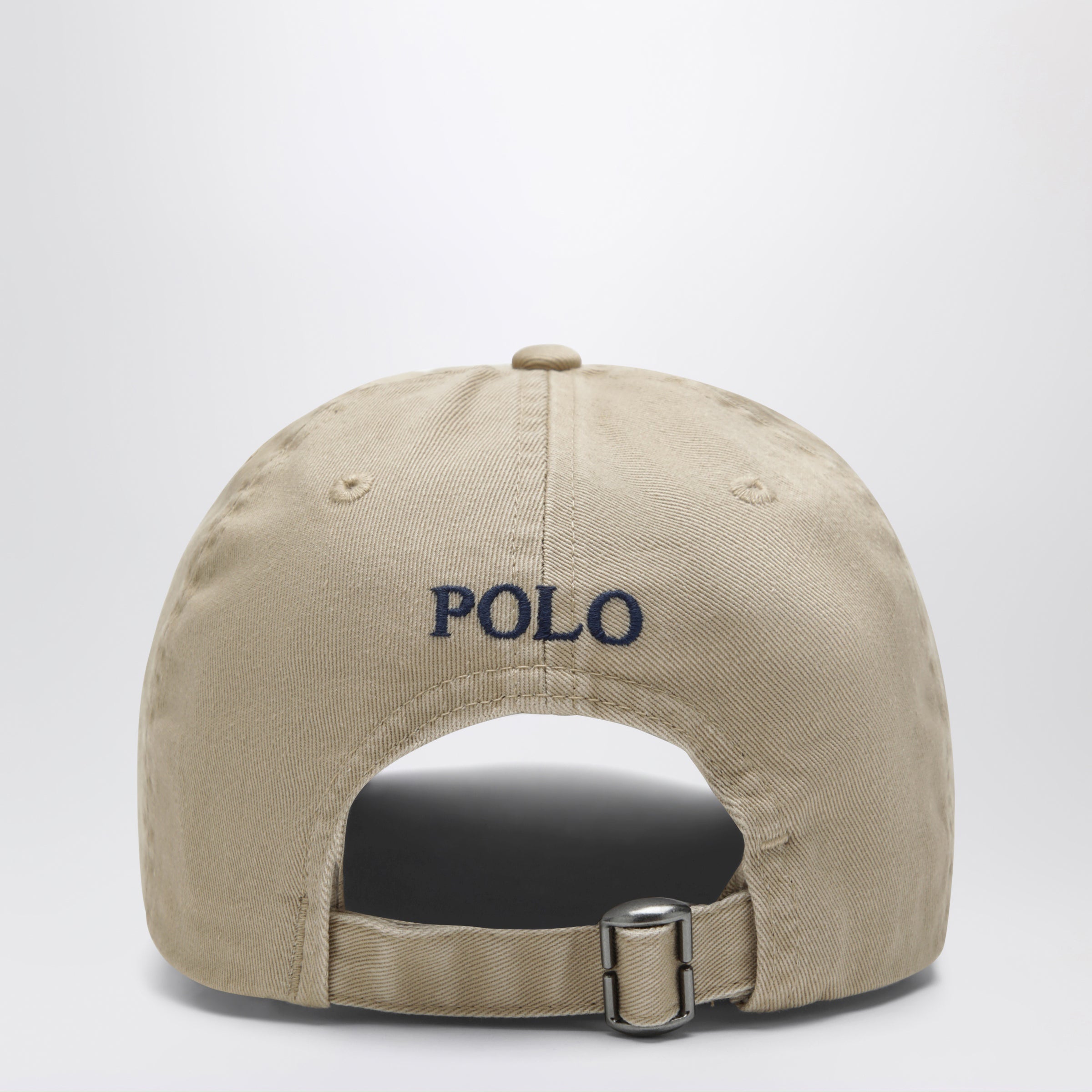 Polo Bear khaki cotton baseball cap