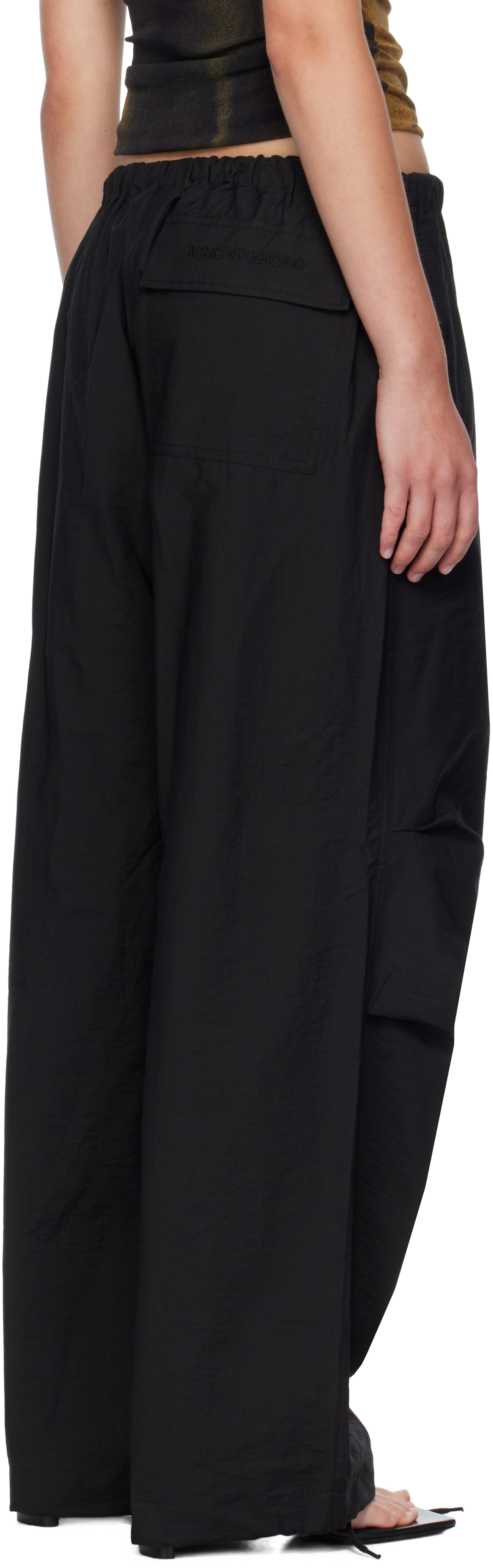 Black Relaxed Fit Trousers