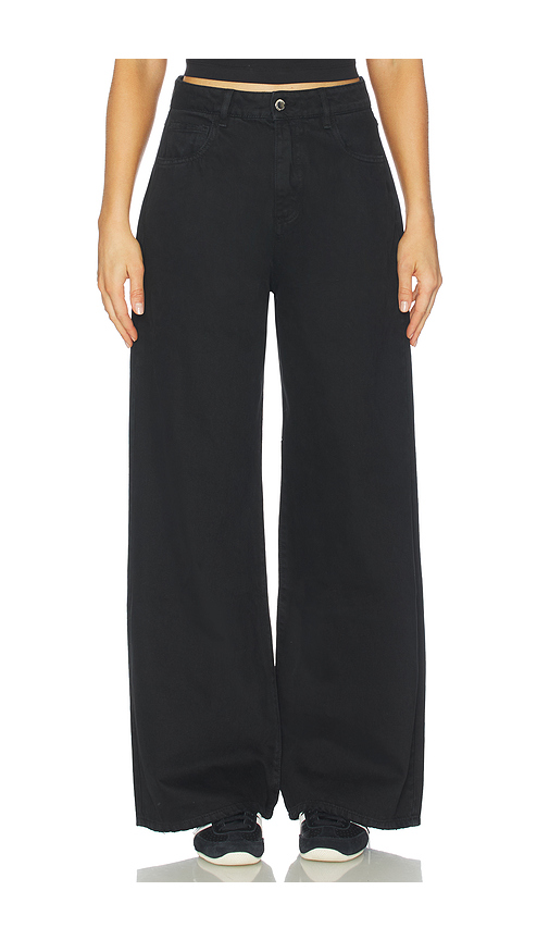 Icon Denim Debby Wide Leg Jeans in Black. 32 also , 25, 26, 27, 28, 29