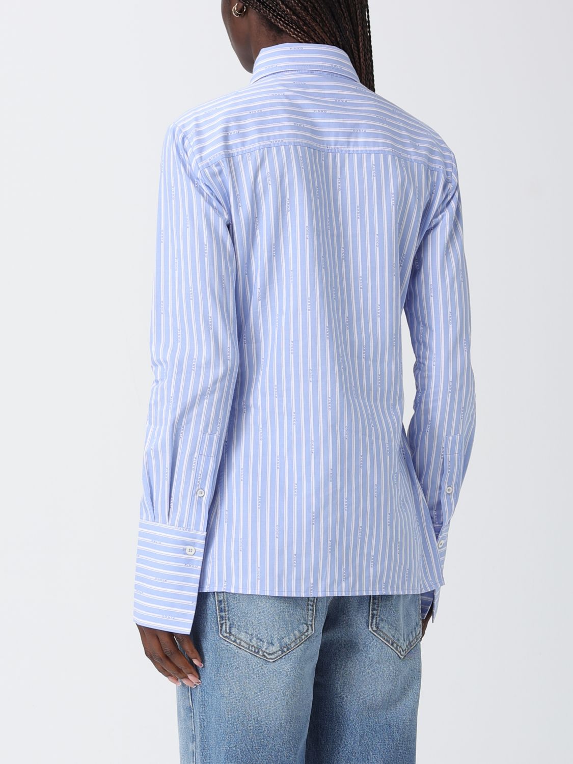 Shirt Woman color Gnawed Blue
