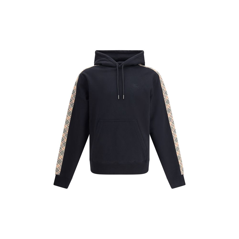 Check Hoodie — Black