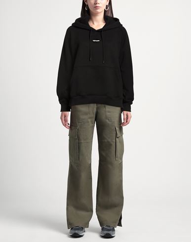 Façon Jacmin Woman Sweatshirt Black Size 3 Cotton