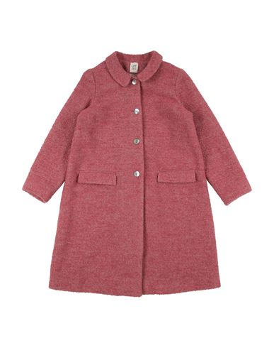 Caffé D'orzo Kid Girl Coat Coral Size 12 Acrylic, Polyester, Wool