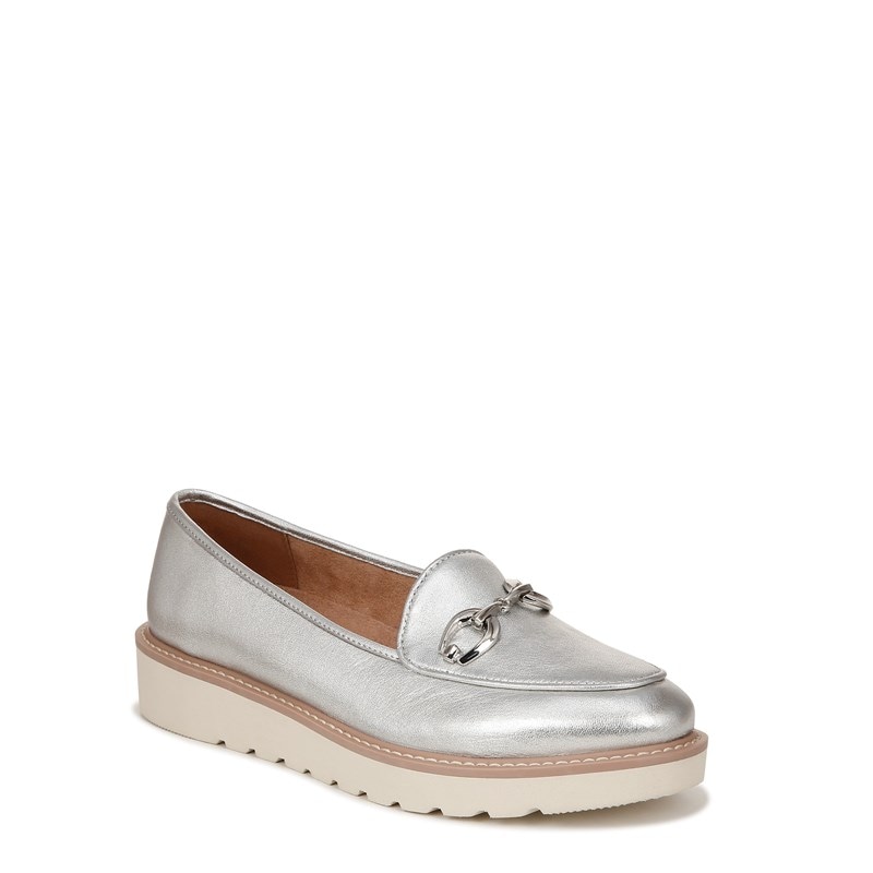 Women's Adiline Bit Loafers (Silver Leather)