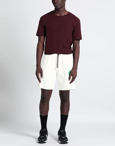 Man Shorts & Bermuda Shorts White Size M Cotton