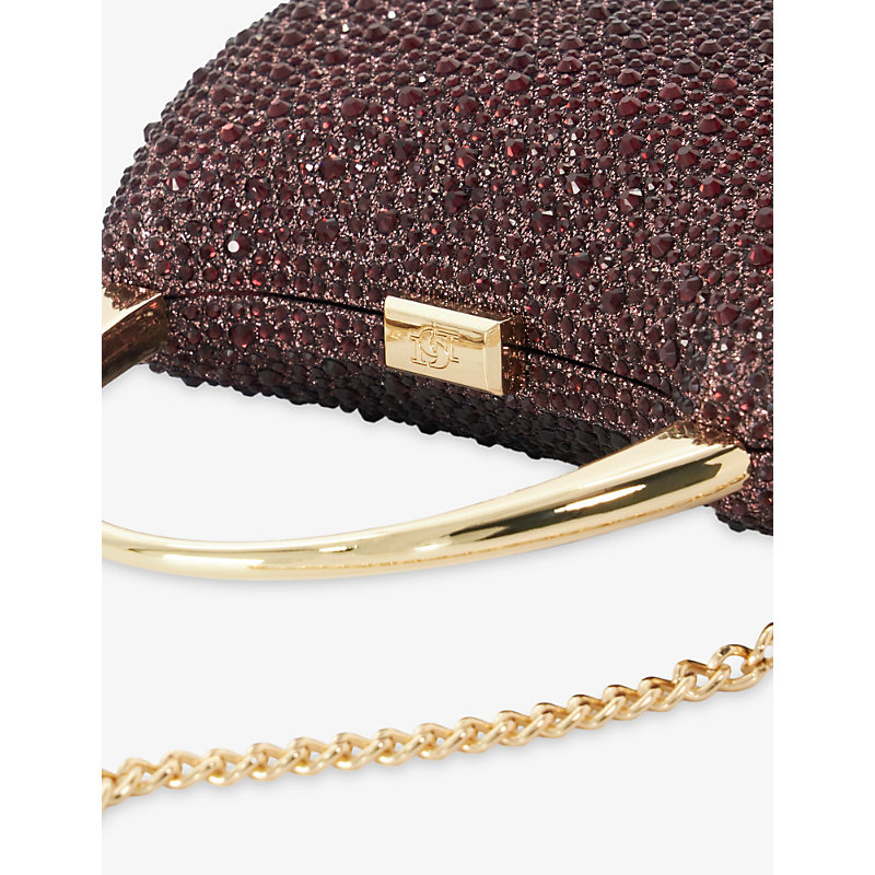 Womens Beamings Diamante-Embellished Clutch Bag
