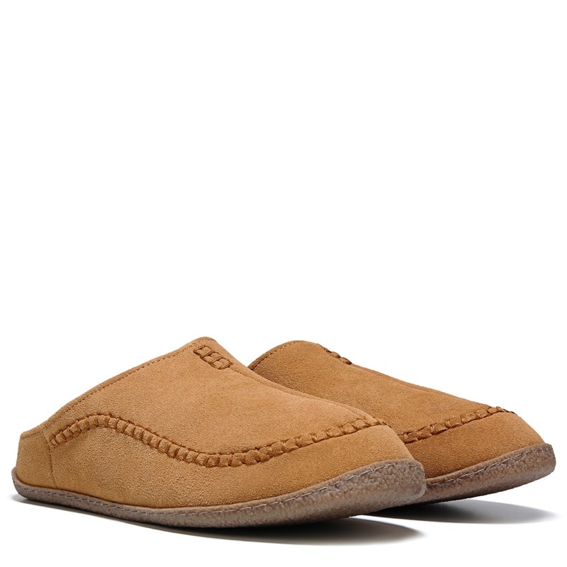Men's Baseball Stitch Clog Slipper Shoes (Cinnamon)