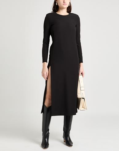 Woman Midi dress Black Size 6 Polyester, Elastane