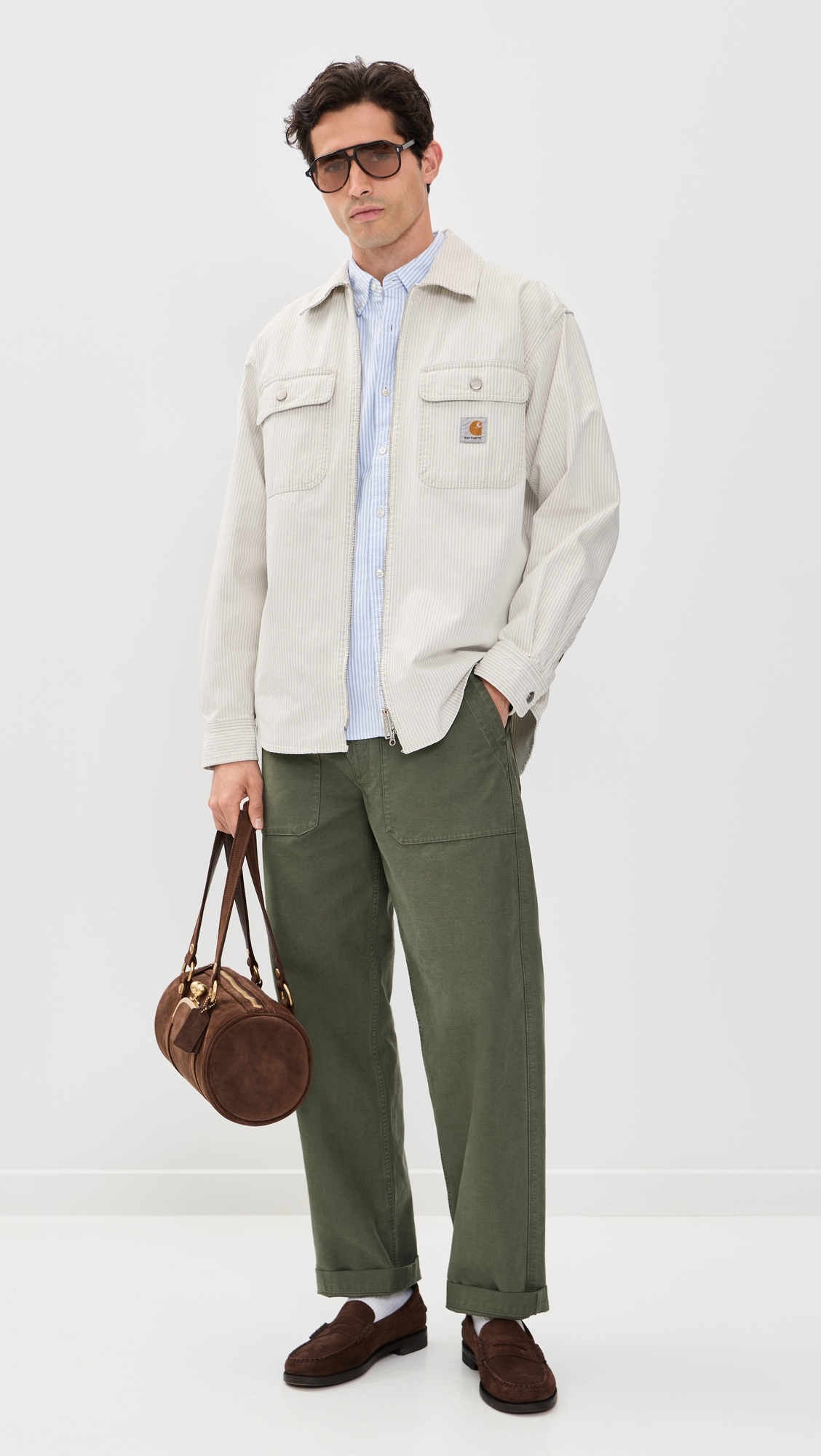 Mercer Shirt Jacket Mercer Stripe/Graphite/Wax