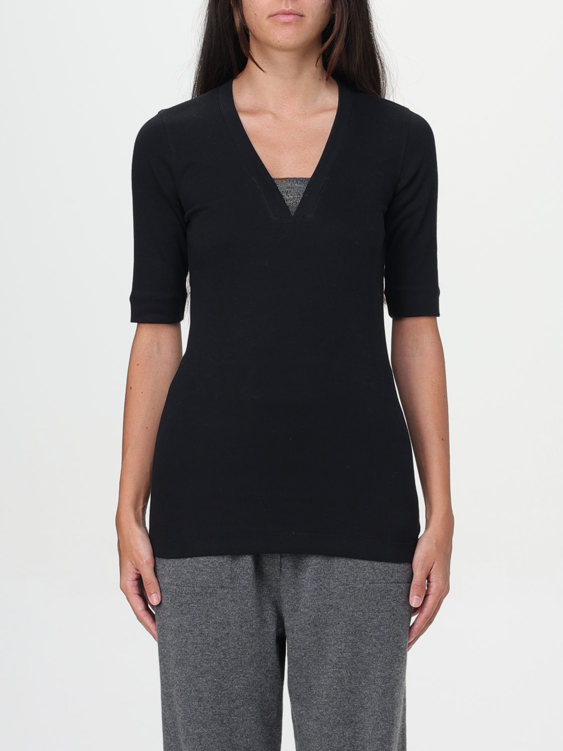 T-Shirt Woman color Black