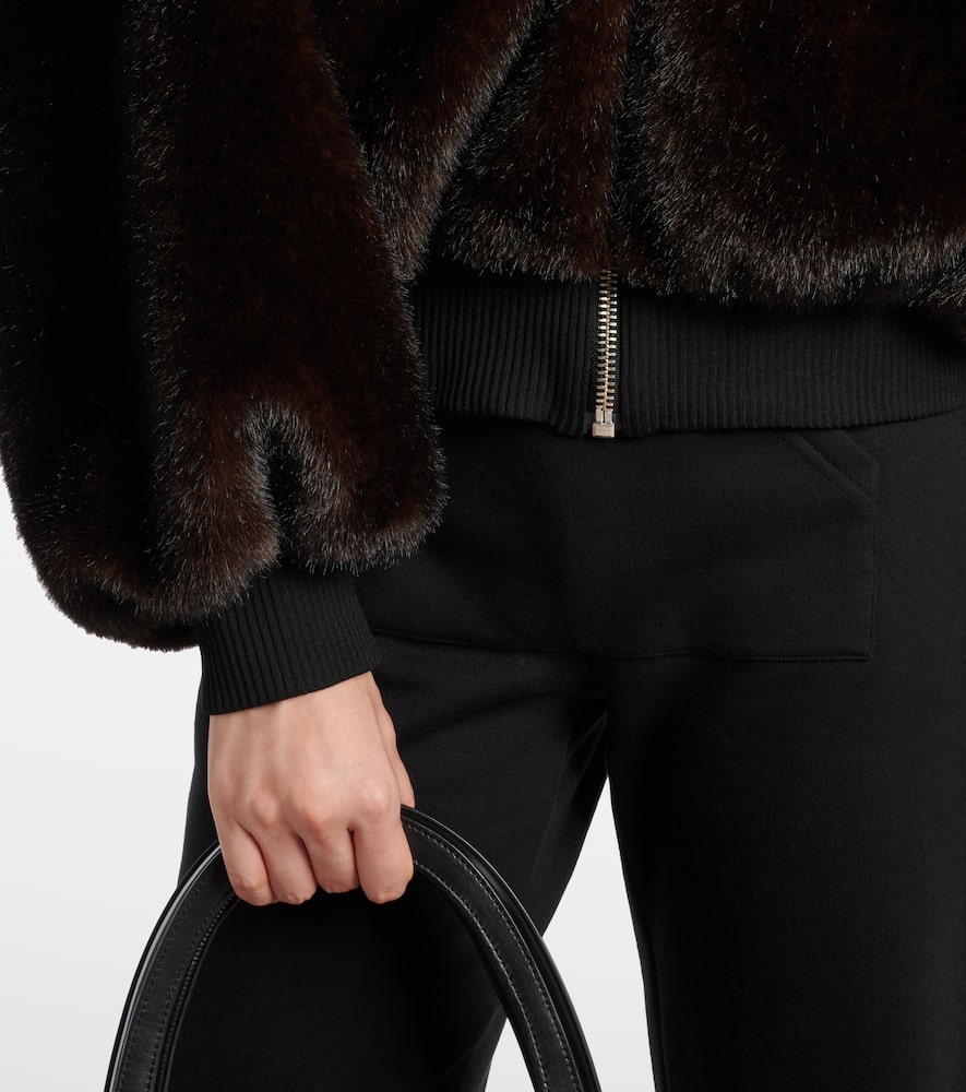 Cropped bomber jacket