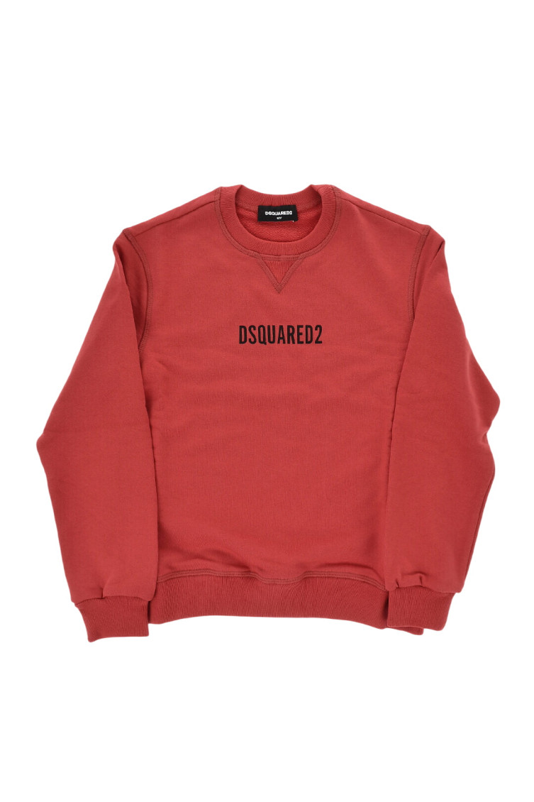 Boys Red Logo Sweatshirt