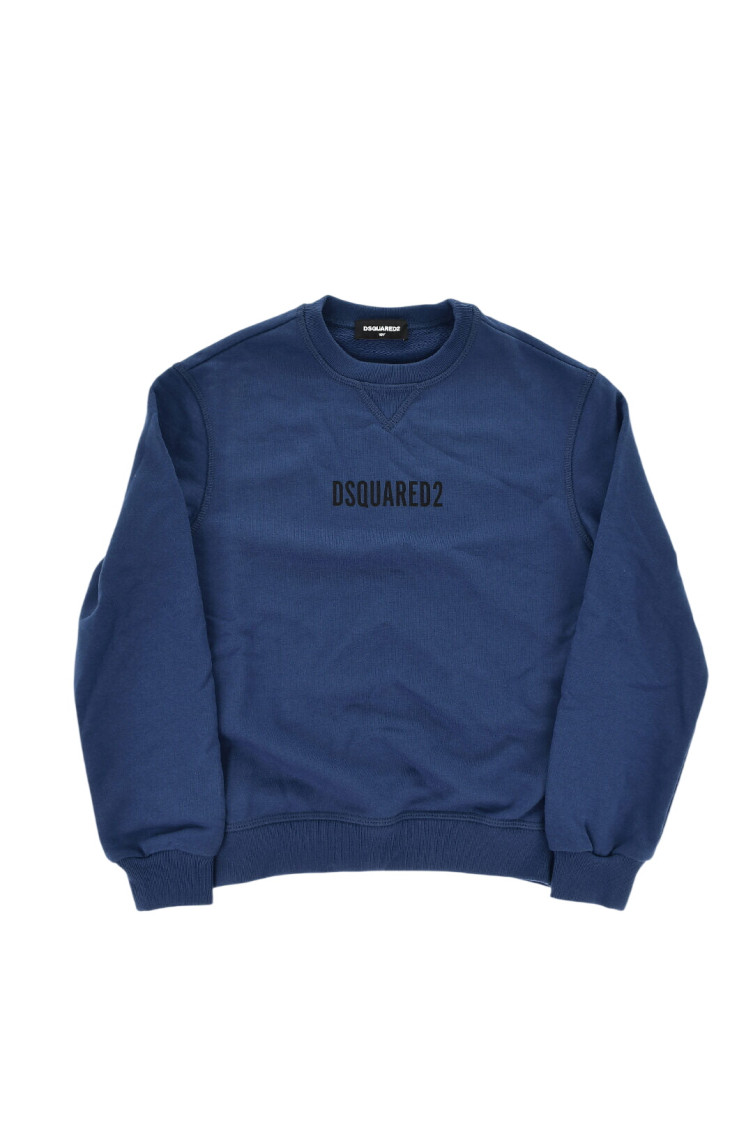 Boys Navy Blue Relaxed Sweatshirt
