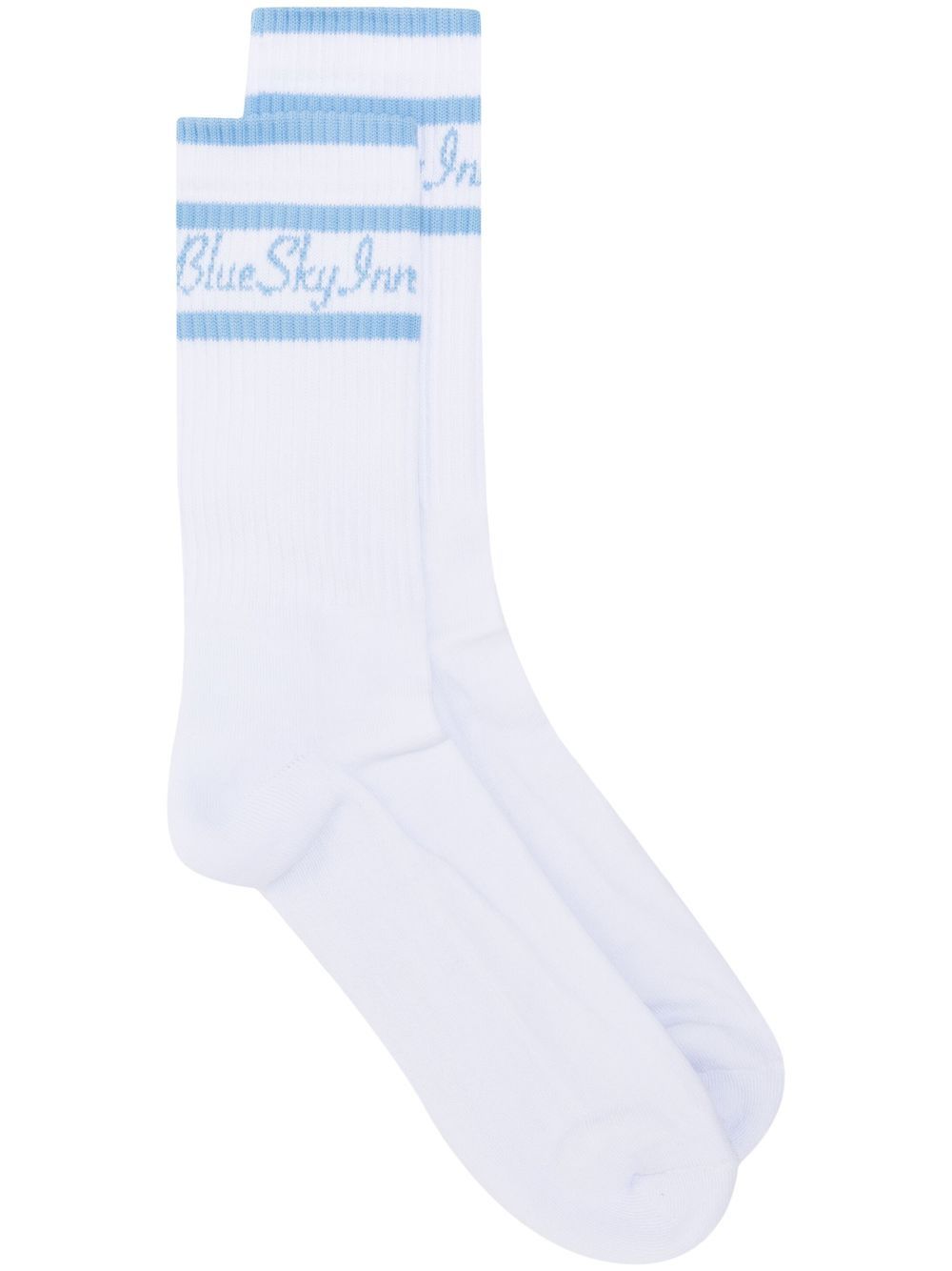 Logo-print ankle socks - Black