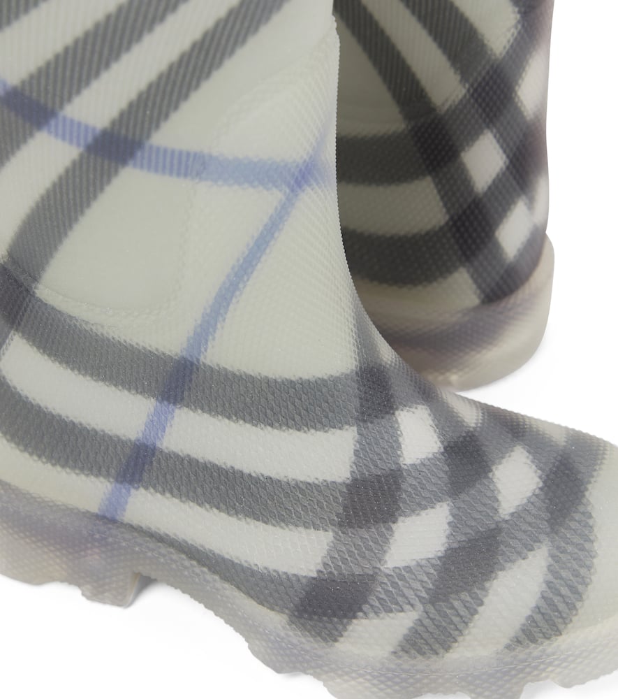 Burberry Kids Burberry Check rain boots