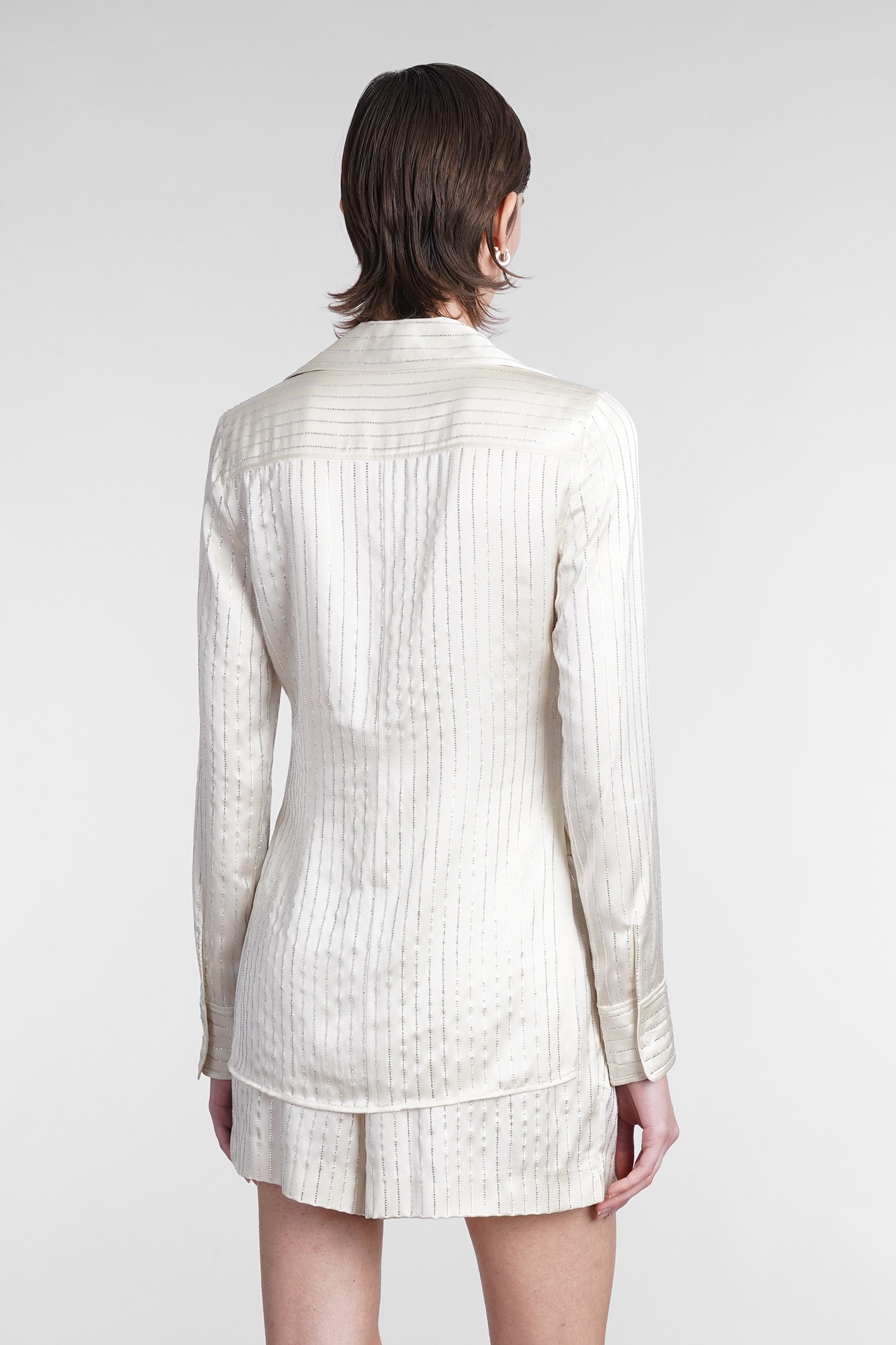 Shirt In Beige Silk