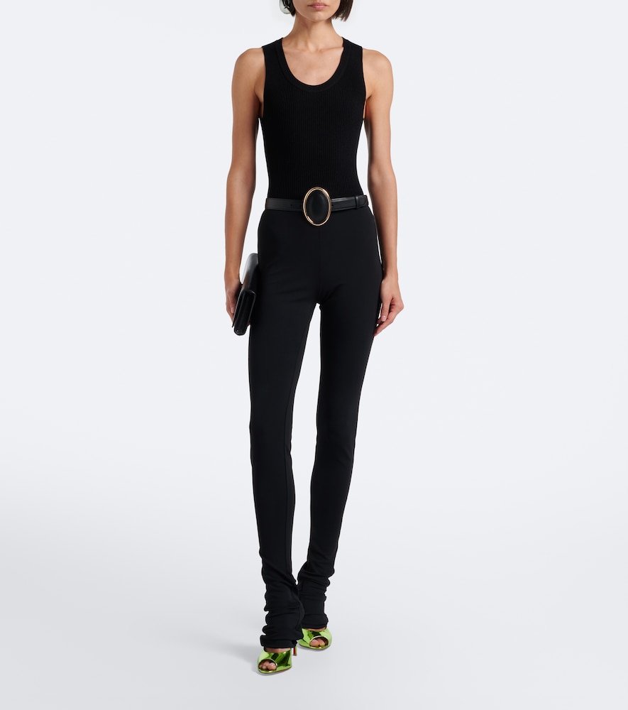 Me Dolly mirrored leather mules