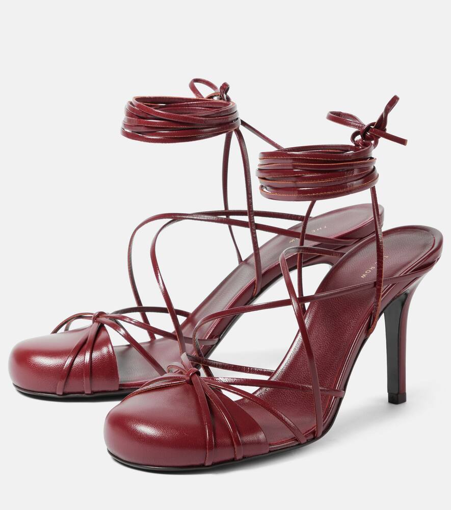 The Row Joan leather pumps