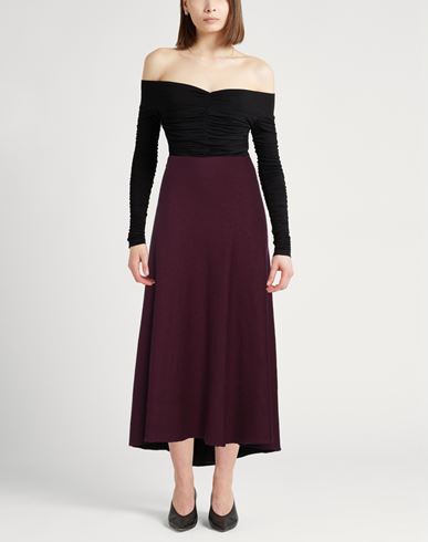 Woman Midi skirt Deep purple