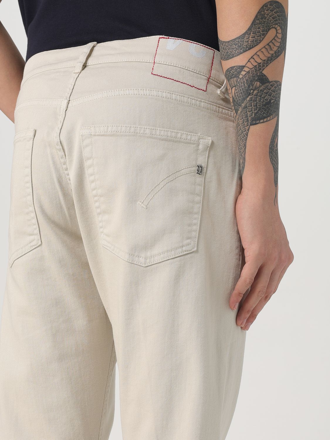 Pants DONDUP Men color Beige