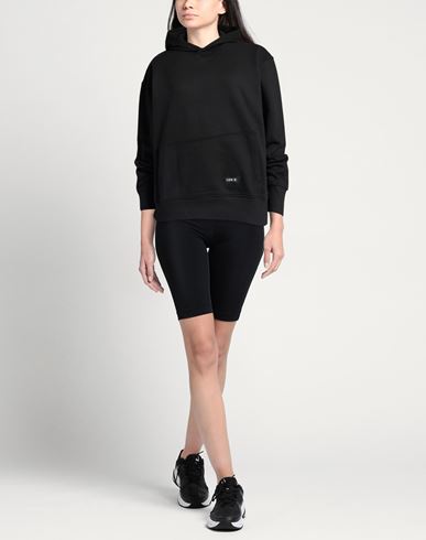 Woman Sweatshirt Black Size S Cotton