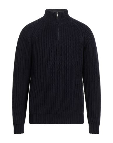 Man Turtleneck Midnight blue Size M Cotton