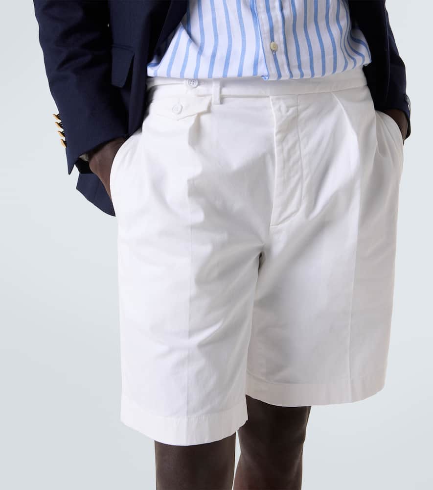 Cotton-blend shorts